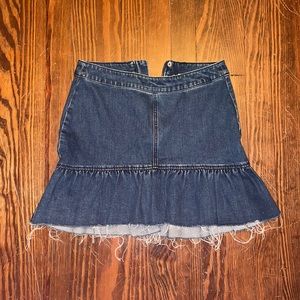 H&M Denim Midi Skirt- Size 6